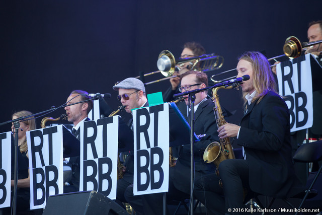 Ricky-Tick Big Band | Ricky-Tick Big Band Ruisrockissa 2016